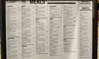 Cafe 63 menu