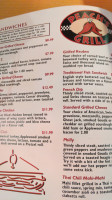 Majestic menu