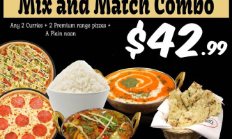 Currizzas Indian Tandoori Pizza menu