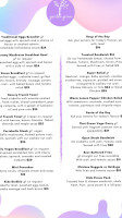 Woodlands Garden Grove Cafe menu