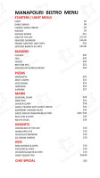 Manapouri Lakeview Cafe And menu