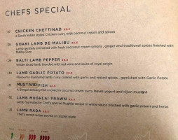 Chilli Cove Indian Eatery menu