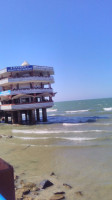 Naveen Beach Restaurant, Murudeshwar outside