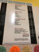 Holiday Inn Chinese Takeaways menu