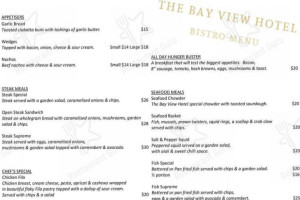Bay View menu
