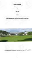 Pauanui Club menu