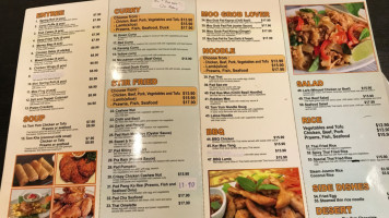 Eleven Thai menu