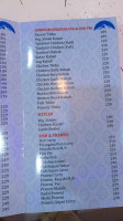 Himalaya Hotel menu