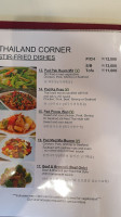 Thailand Corner menu