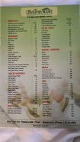 Bellmount Restaurant menu