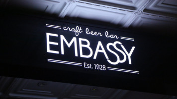 Embassy Craft Beer Bar food
