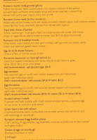 Romano's Coffee Knox City menu