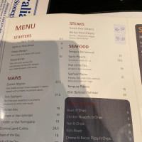 Stonegrill - Hotel Australia menu
