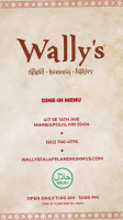 Wally's Falafel And Hummus food