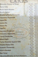 Greg's Fruitcakery menu