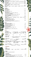 Chido Cafe menu