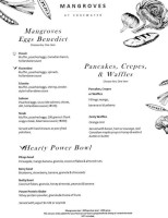 Mangroves Grill menu
