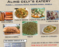 Aling Cely's Eatery food