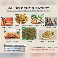 Aling Cely's Eatery food