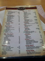 Bob's menu