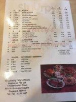 Wing Seong Fatty's menu