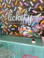 Lickety Ice Cream Waffles food