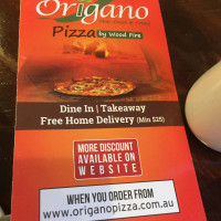 Origano Pizza by Wood Fire food