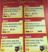 Portogalo Chicken menu