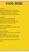 Gate 14 Burger And Steak House menu