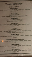 Benny's Cocktails Grill menu