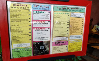 Kunda Vegan Burger Hot Sauce Cafe 100% Plant Based menu