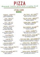 The Bricks Pizzeria&cafe menu