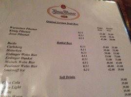 Schnurrbart menu