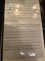 The Paper Station Bistro menu