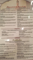 Mamacita's menu