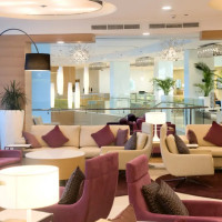 Halwa Lounge Cafe Holiday Inn Alseeb Muscat inside