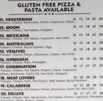 Falleti's Pizza menu