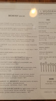 Wooden Spoon menu