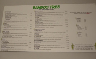 Bamboo Tree Thai menu
