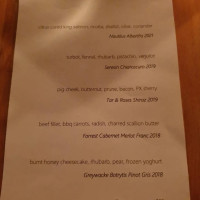 Hopgoods menu