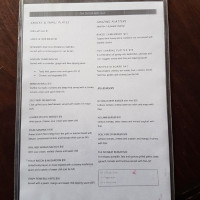 The Chook And Filly Country Pub menu
