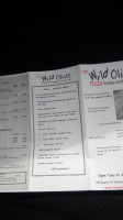 The Wild Olive menu