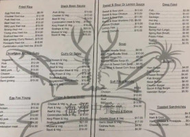 The Ocean Chinese menu