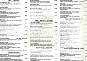 Curry Twist Masterton menu