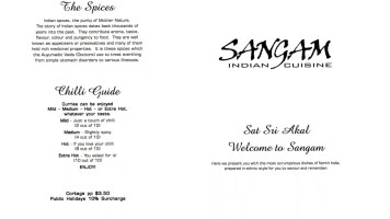 Sangam Indian inside