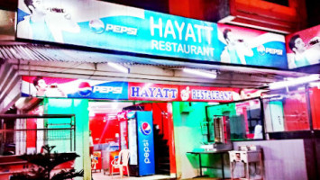 Hayatt And Caterers outside