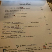 Da Gianni Cucina Italiana Manila menu