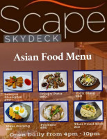 Scape Skydeck menu