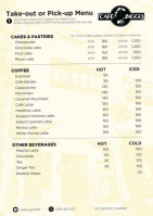 Café Inggo 1587 menu
