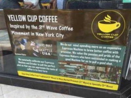 Yellow Cup Coffee menu